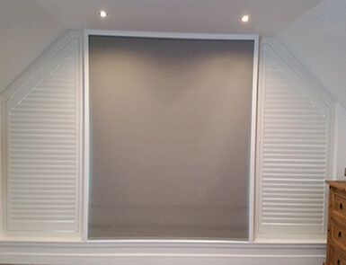Discovery Blinds and Shutters Wooden Shutters and roller blinds image