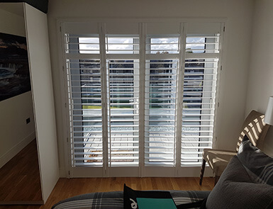 Discovery Blinds and Shutters White Wooden Shutters